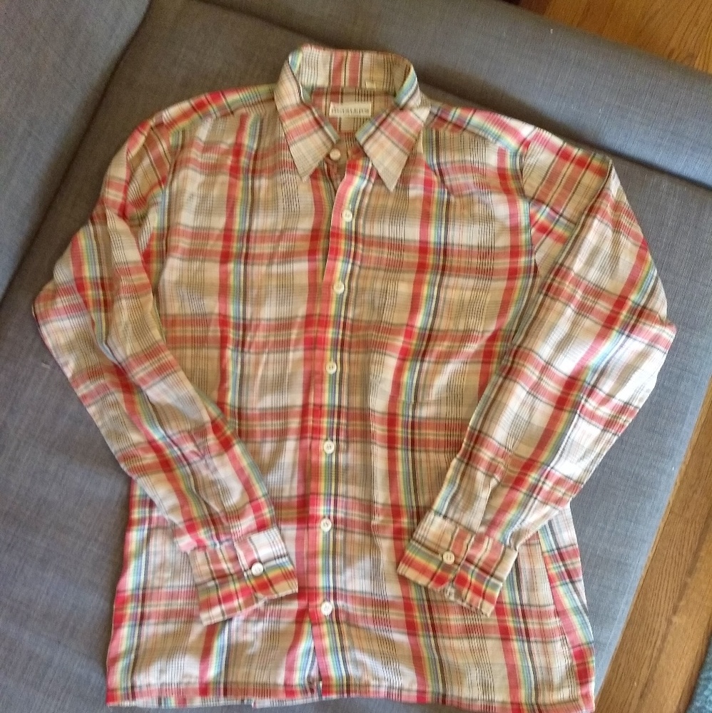 Rainbow vintage Western shirt